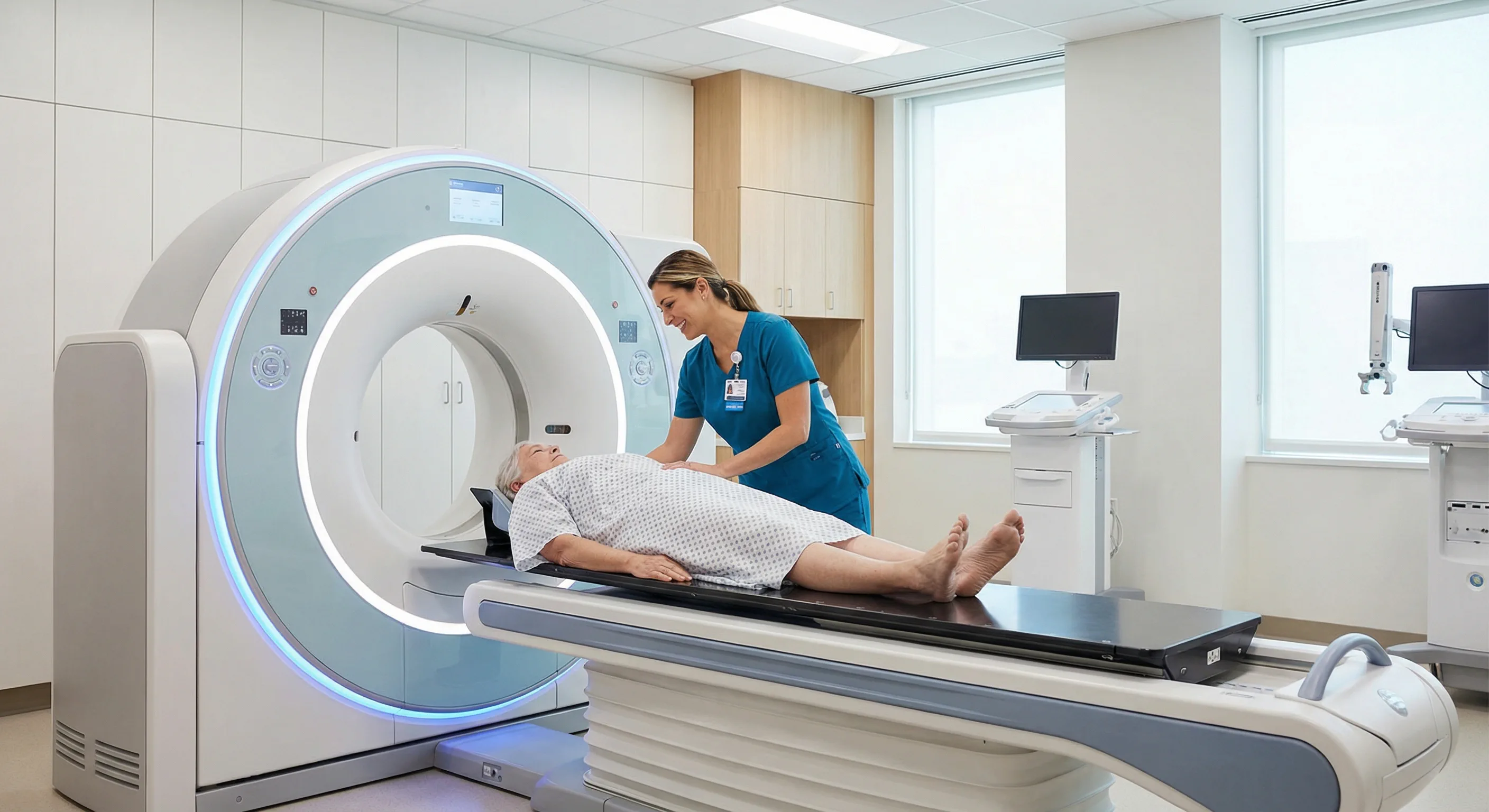 Modern PET/CT scanner at PET Imaging Institute of South Florida
